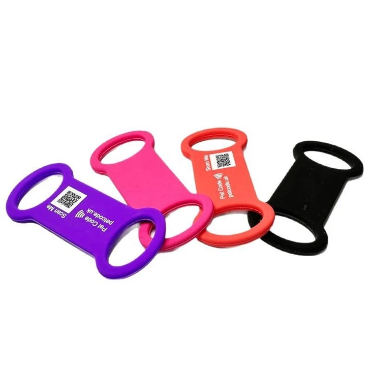 Tag de identificação de estimação de silicone nfc